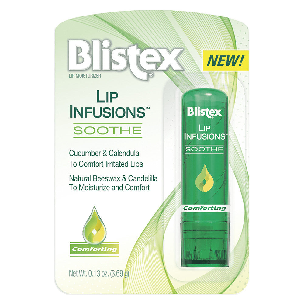 Blistex Lip Infusions Soothe Lip Moisturizer, 0.13 Oz